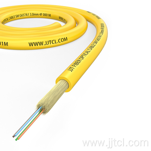 4F Mini Distribution Fiber Optic Cable 3.0mm